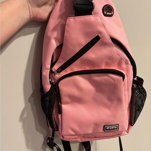 Sporty Pink 2-in-1 Convertible Backpack Sling Bag – Excellent Condition!